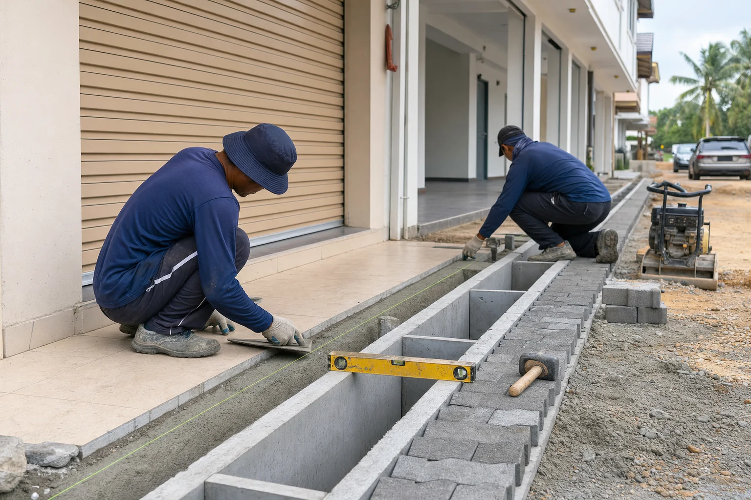 Selected repairs and upgrades to external building areas and premises access.