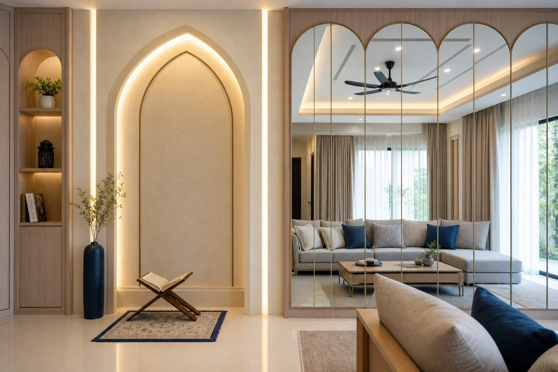 Interior planning and finishing that bring together function, layout and style.